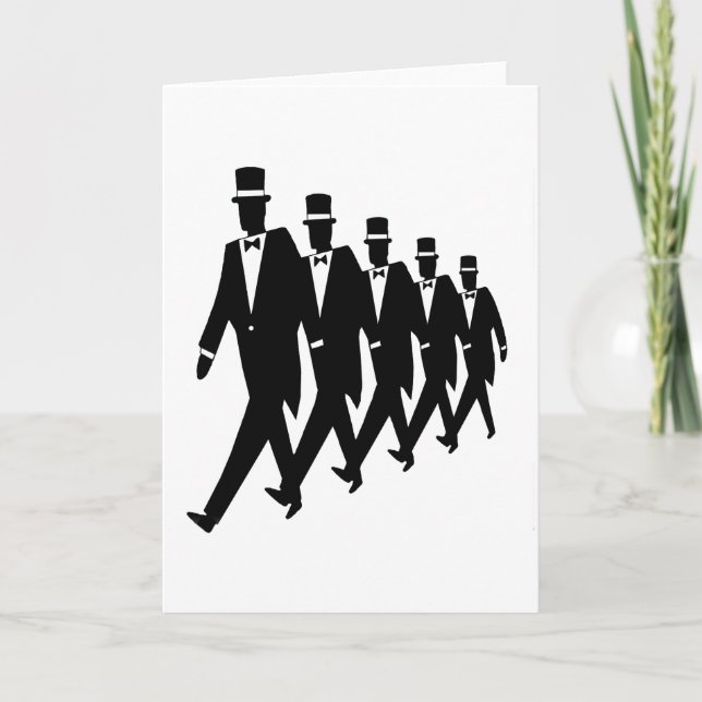 Karte: März der Tuxes Karte (Vorderseite)