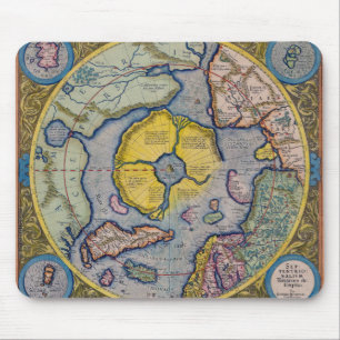 Karte Mercators Nordpol des 16. Jahrhunderts Mousepad