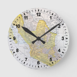 KARTE: MEXIKO RUNDE WANDUHR