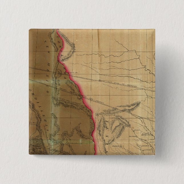 Karte Mexikos mit dem Kriegssitz Button (Vorderseite)