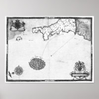 Karte mit den Routen der Armada-Flotte