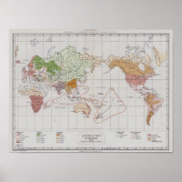 Karte mit den Sprachen der Welt