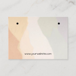 Karte mit harmonischen Erdfarben