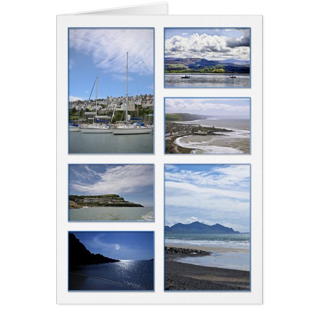 Karte mit Seeszenen (Vorne)