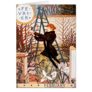 Karte: Monat von Februar - Février