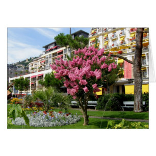 Karte Montreux in der Schweiz