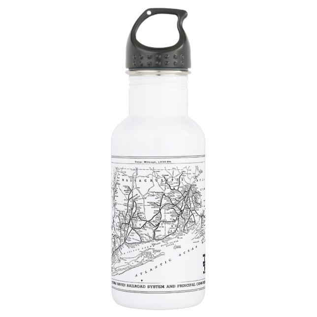 Karte New-Haven Eisenbahn-1956 Trinkflasche (Vorderseite)