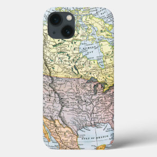 KARTE: NORDAMERIKA, 1890 Case-Mate iPhone HÜLLE