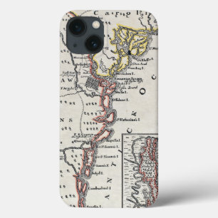 Karte: Nordamerika, C1700 Case-Mate iPhone Hülle