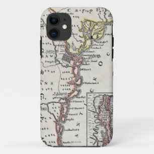 Karte: Nordamerika, C1700 iPhone 11 Hülle