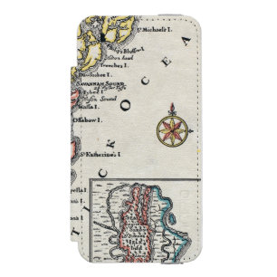 Karte: Nordamerika, C1700 Incipio Watson™ iPhone 5 Geldbörsen Hülle