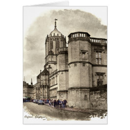 Karte Oxfords, England