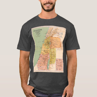 Karte Palästinas in der Zeit Christi bis 70 A T-Shirt