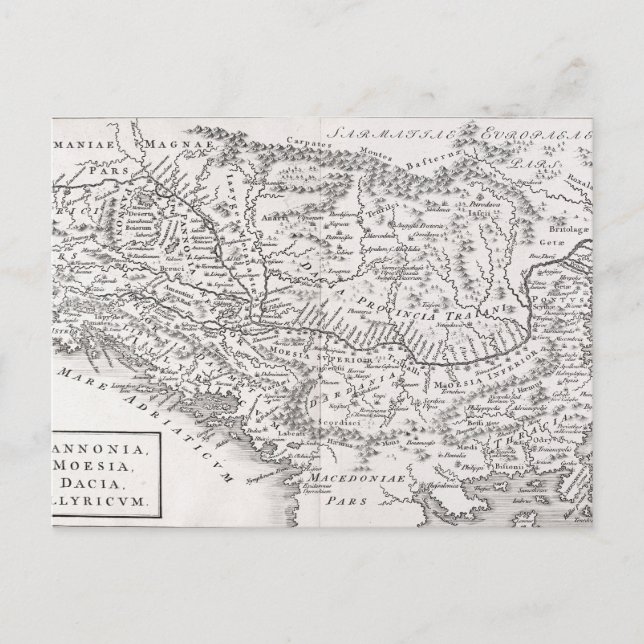 KARTE: PANNONIA POSTKARTE (Vorderseite)
