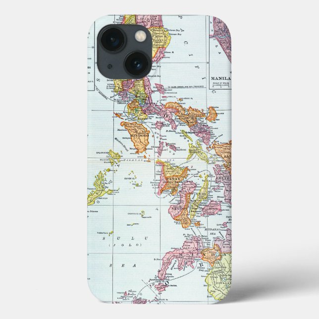 KARTE: PHILIPPINEN, 1905 Case-Mate iPhone HÜLLE (Rückseite)