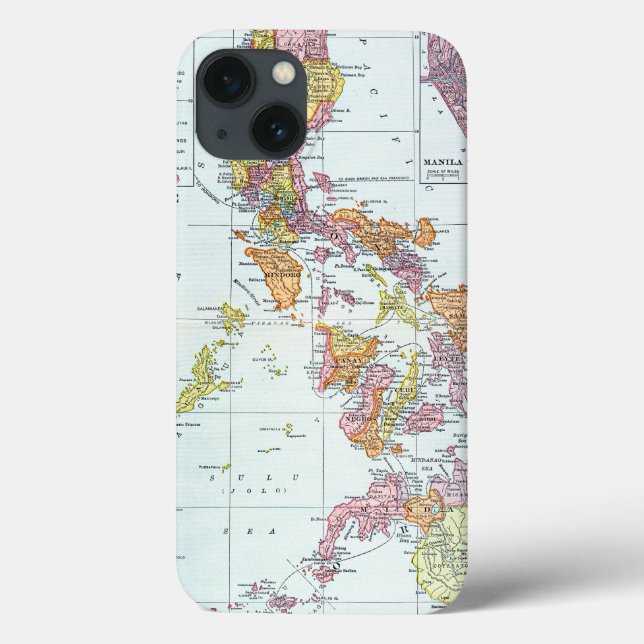 KARTE: PHILIPPINEN, 1905 Case-Mate iPhone HÜLLE (Rückseite)