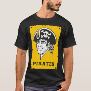 Karte - Piraten - Pittsburgh Gelb und Schwarz T-Shirt