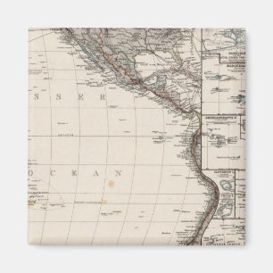 Karte Polynesiens Magnet