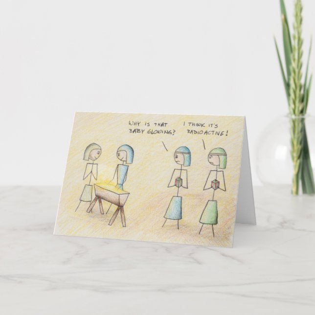 Karte "Radioactive Jesus" (Vorderseite)