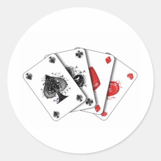 Karte Runder Aufkleber