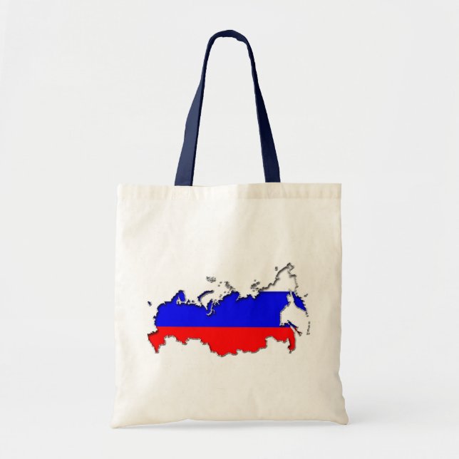 Karte Russlands Tragetasche (Vorne)