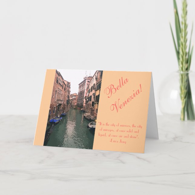 Karte "Schönes Venedig" (Vorderseite)