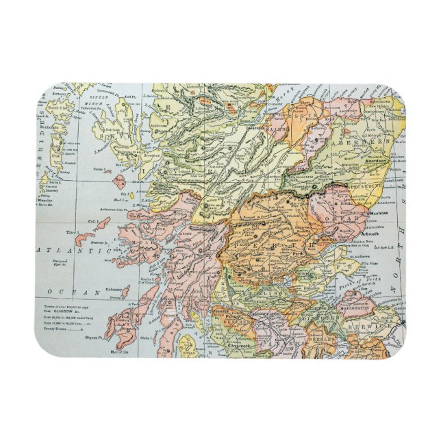 KARTE: SCHOTTLAND MAGNET (Horizontal)