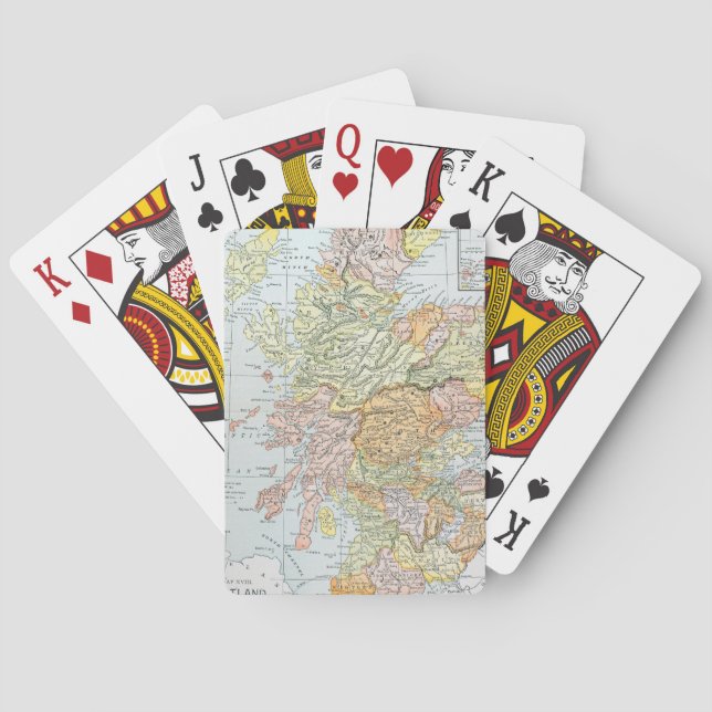 KARTE: SCHOTTLAND SPIELKARTEN (Rückseite)