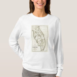Karte Seats des Krieges in Florida T-Shirt