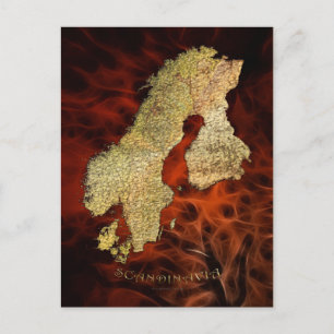 Karte Skandinaviens Kartographie