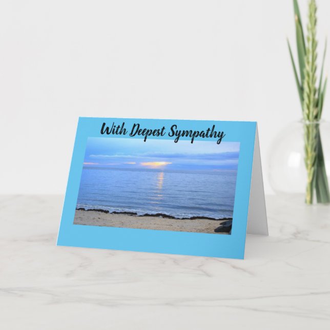 KARTE "SO SORRY FOR YOUR LOSS" (Vorderseite)