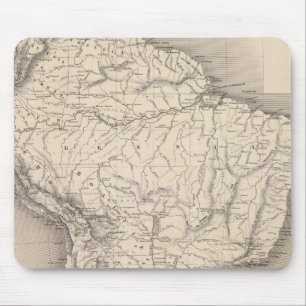 Karte Südamerikas 4 Mousepad