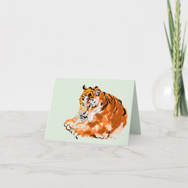 Karte : Tiger Gewartet (Vorderseite)
