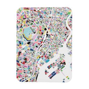 Karte Tokyos Japan Magnet