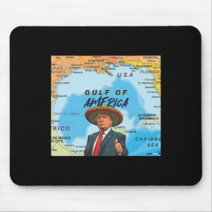 Karte Trump, Amerikas Golf-Mexiko-Präsident Trump  Mousepad