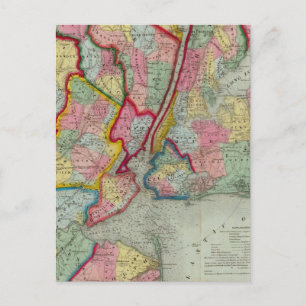 Karte um die Stadt New York