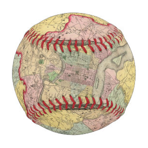 Karte um die Stadt Philadelphia Baseball