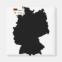 Karte und einige Fakten Deutschlands