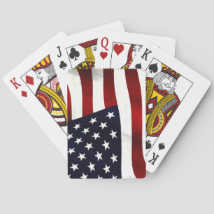 KARTE UND FLAGKARTE FÜR USA SPIELKARTEN