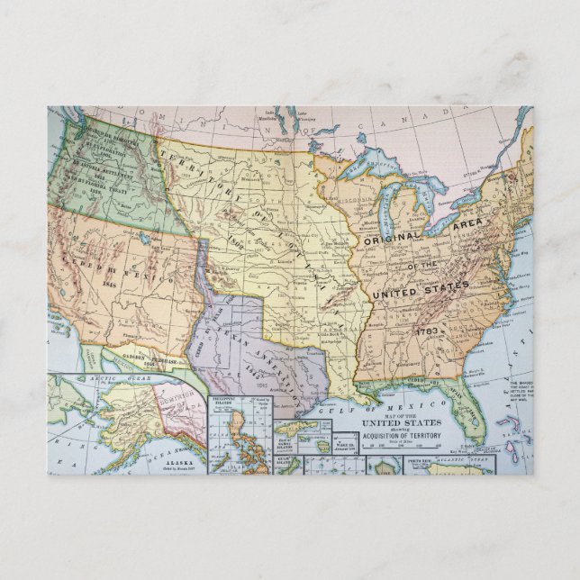 Karte: US-Erweiterung, 1905 Postkarte (Vorderseite)