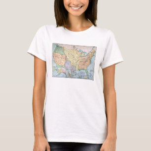 Karte: US Expansion, 1905 T-Shirt