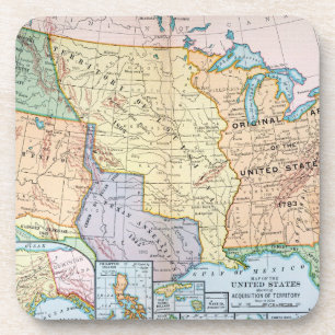 Karte: US Expansion, 1905 Untersetzer