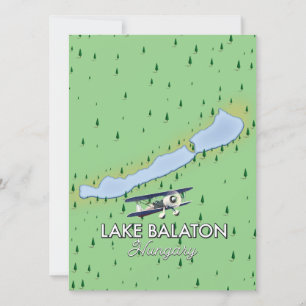 Karte vom Balaton Ungarn
