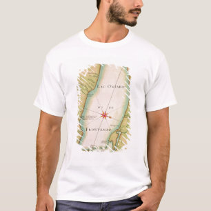 Karte vom Ontariosee T-Shirt