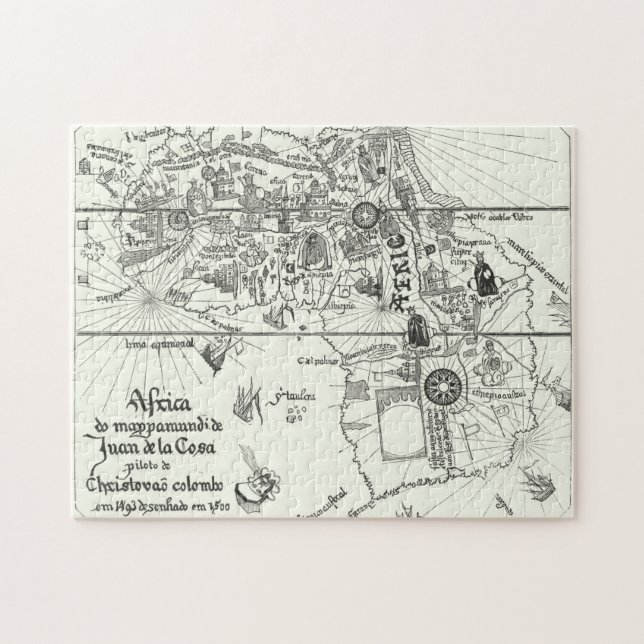 Karte von Afrika | 1500 (Horizontal)