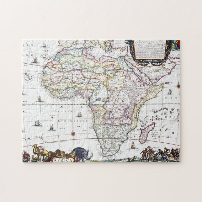 Karte von Afrika | 1696 (Horizontal)