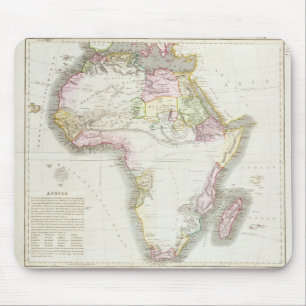Karte von Afrika, 1821 Mousepad