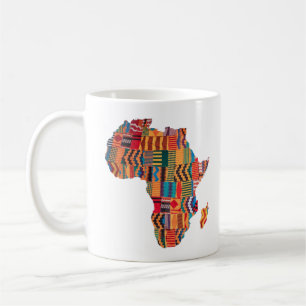 Karte von Afrika Kaffeetasse