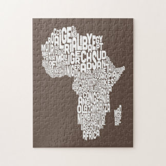 Karte von Afrika Karte Text Art