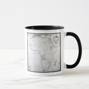 Karte von Afrika Tasse